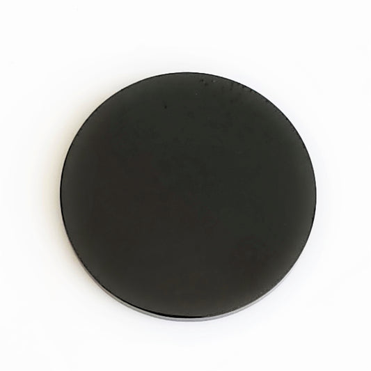Black Plated Stainless Steel - 3/4" Circle (no hole)