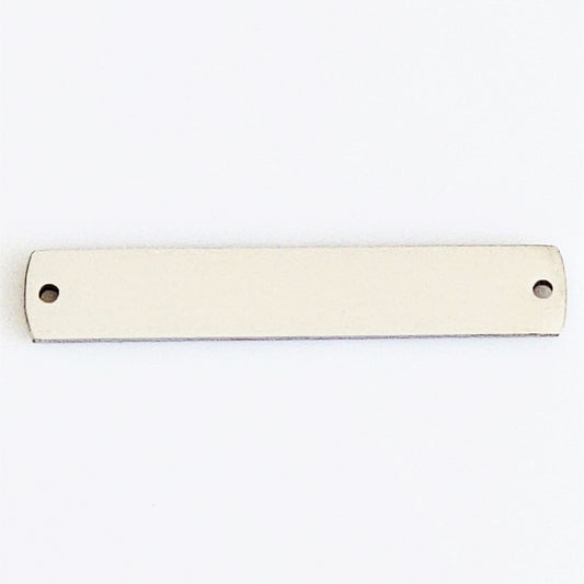 Stainless Steel - 1 1/4" Rectangle Bar (with holes)