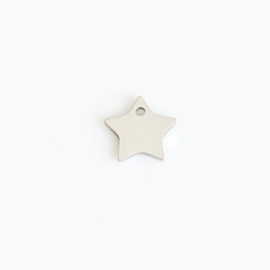 Star Charm - Stainless Steel