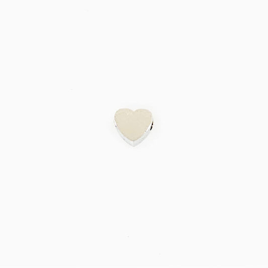 Tiny Heart Charm - Stainless Steel