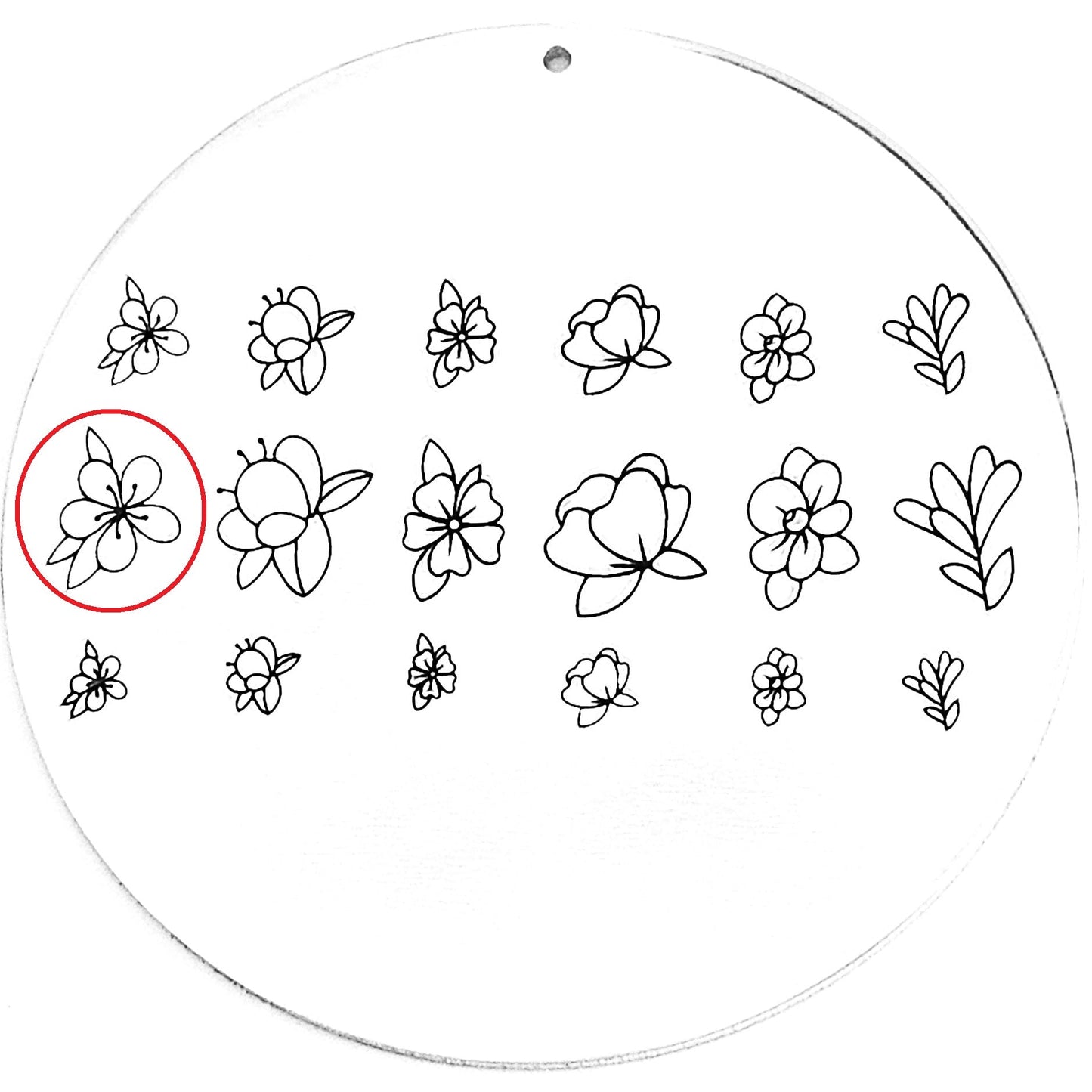 Monogram Flowers