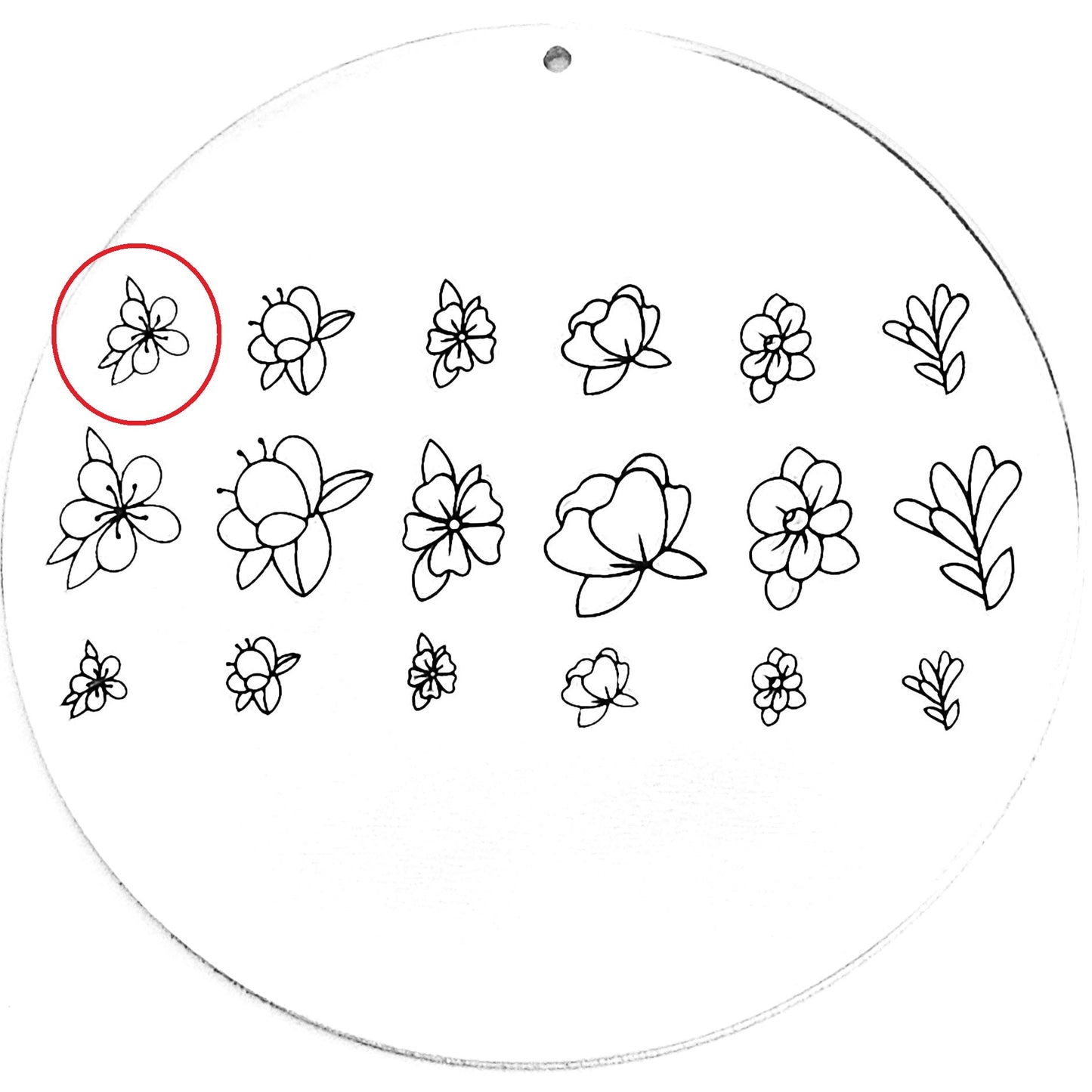 Monogram Flowers
