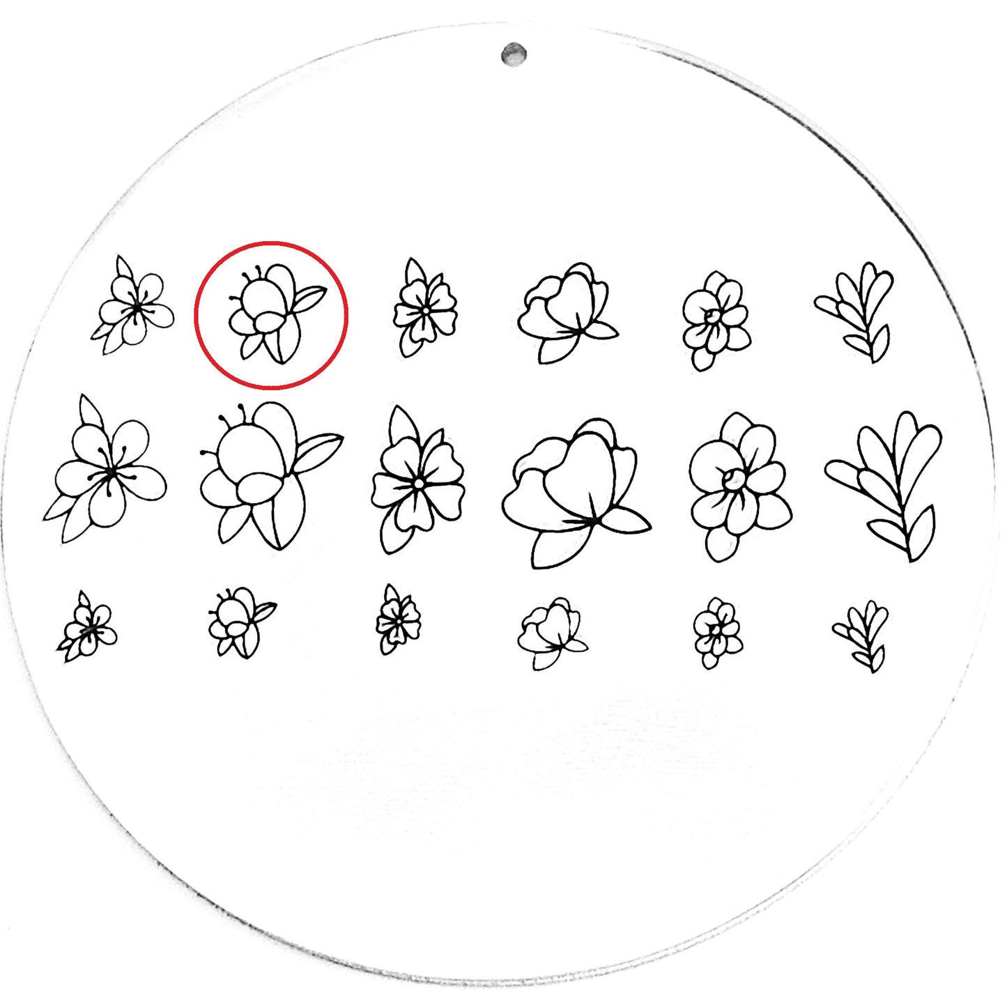 Monogram Flowers