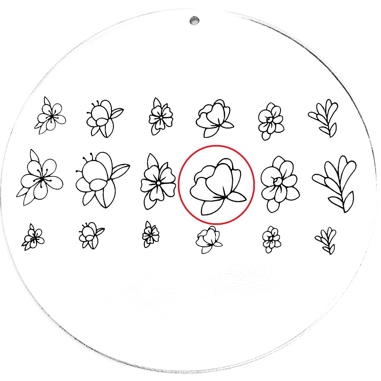 Monogram Flowers