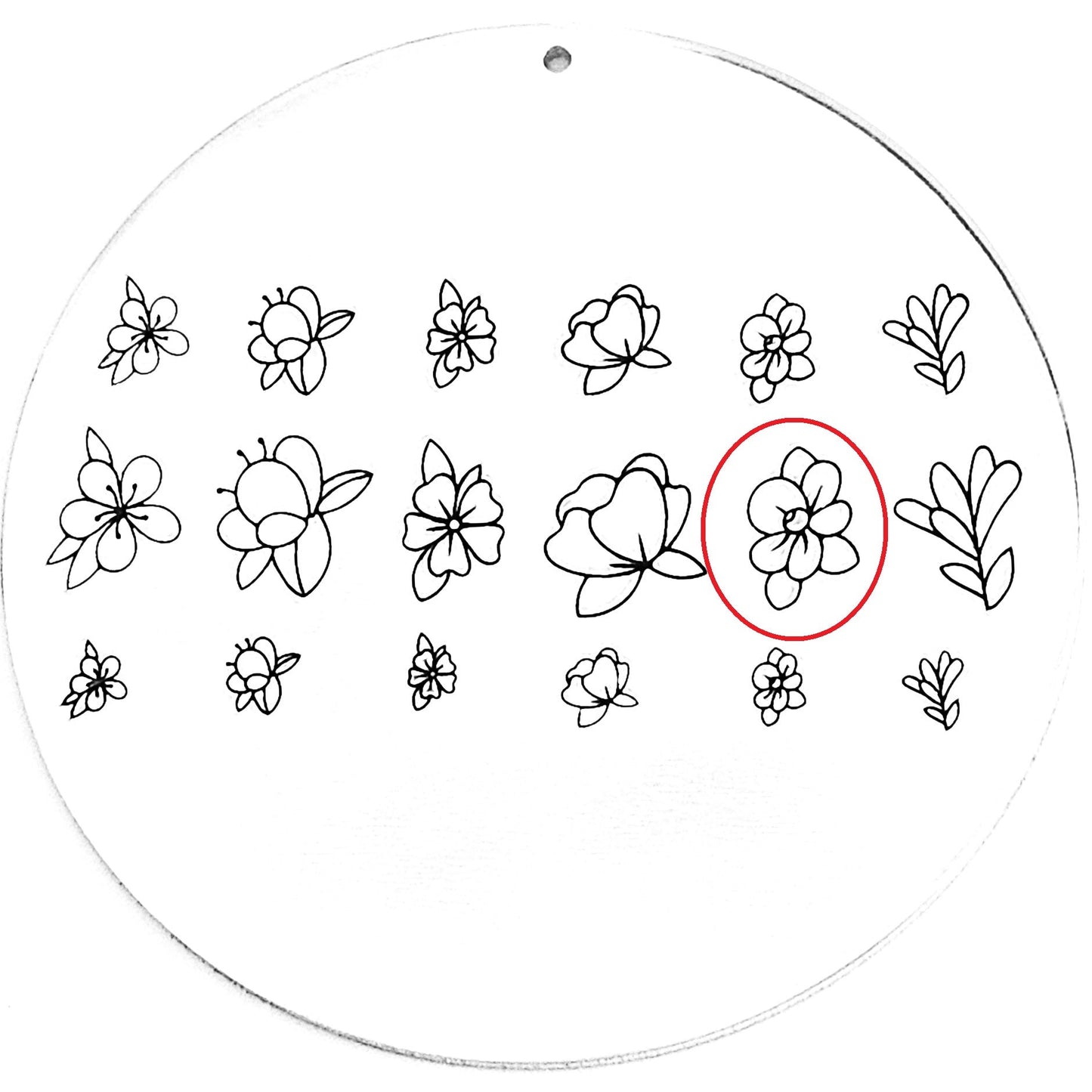 Monogram Flowers