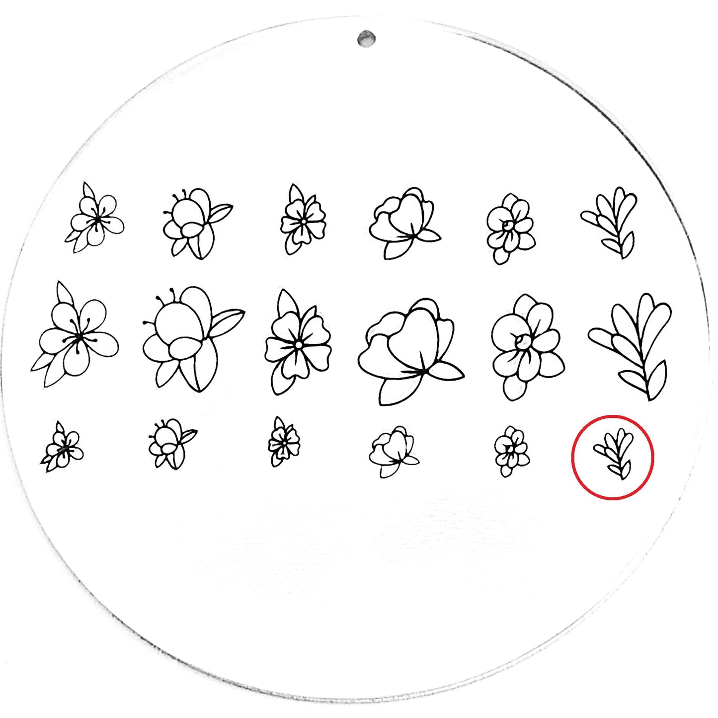 Monogram Flowers