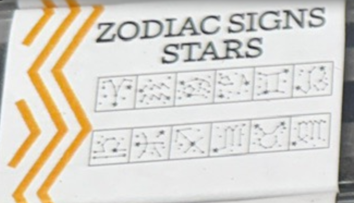 Zodiac Signs Stars 1 of 3