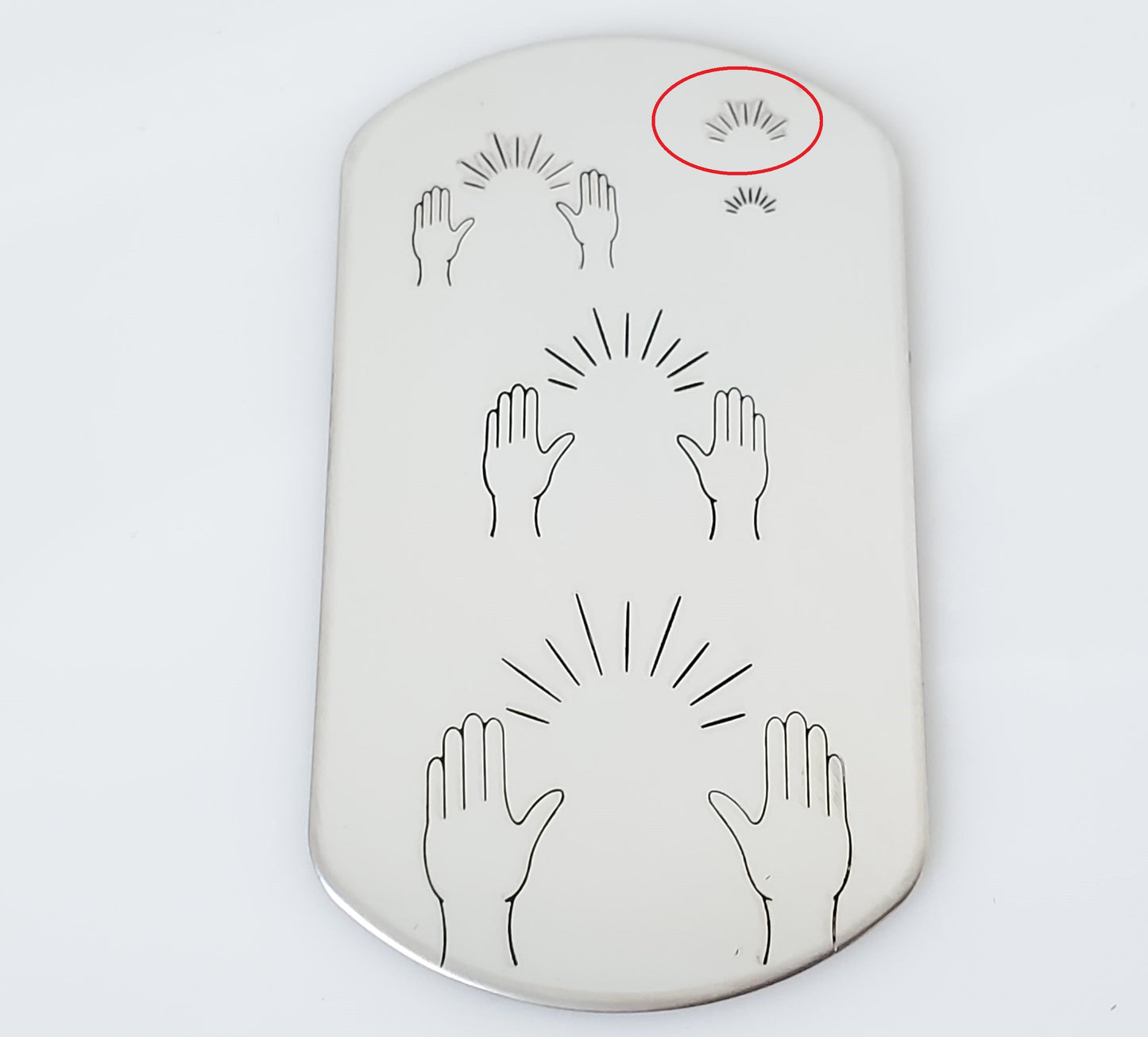 Worship Hands And Shine Lines - Overstock