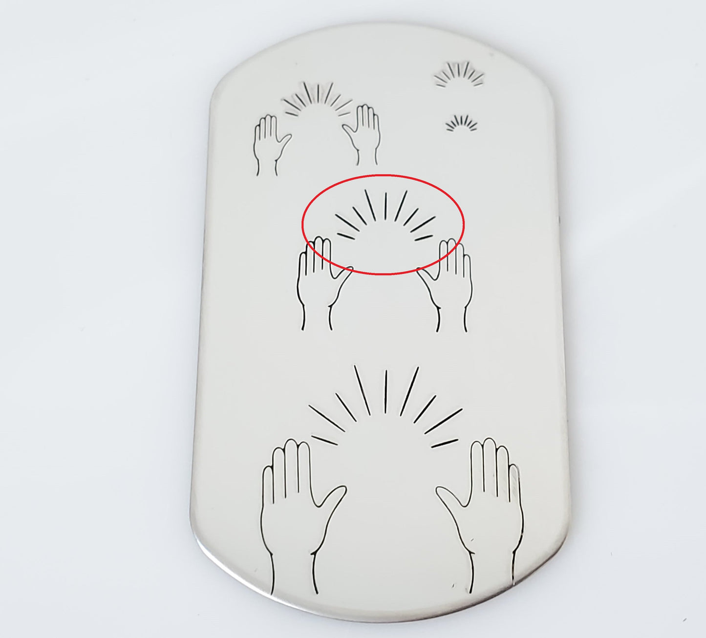 Worship Hands And Shine Lines - Overstock