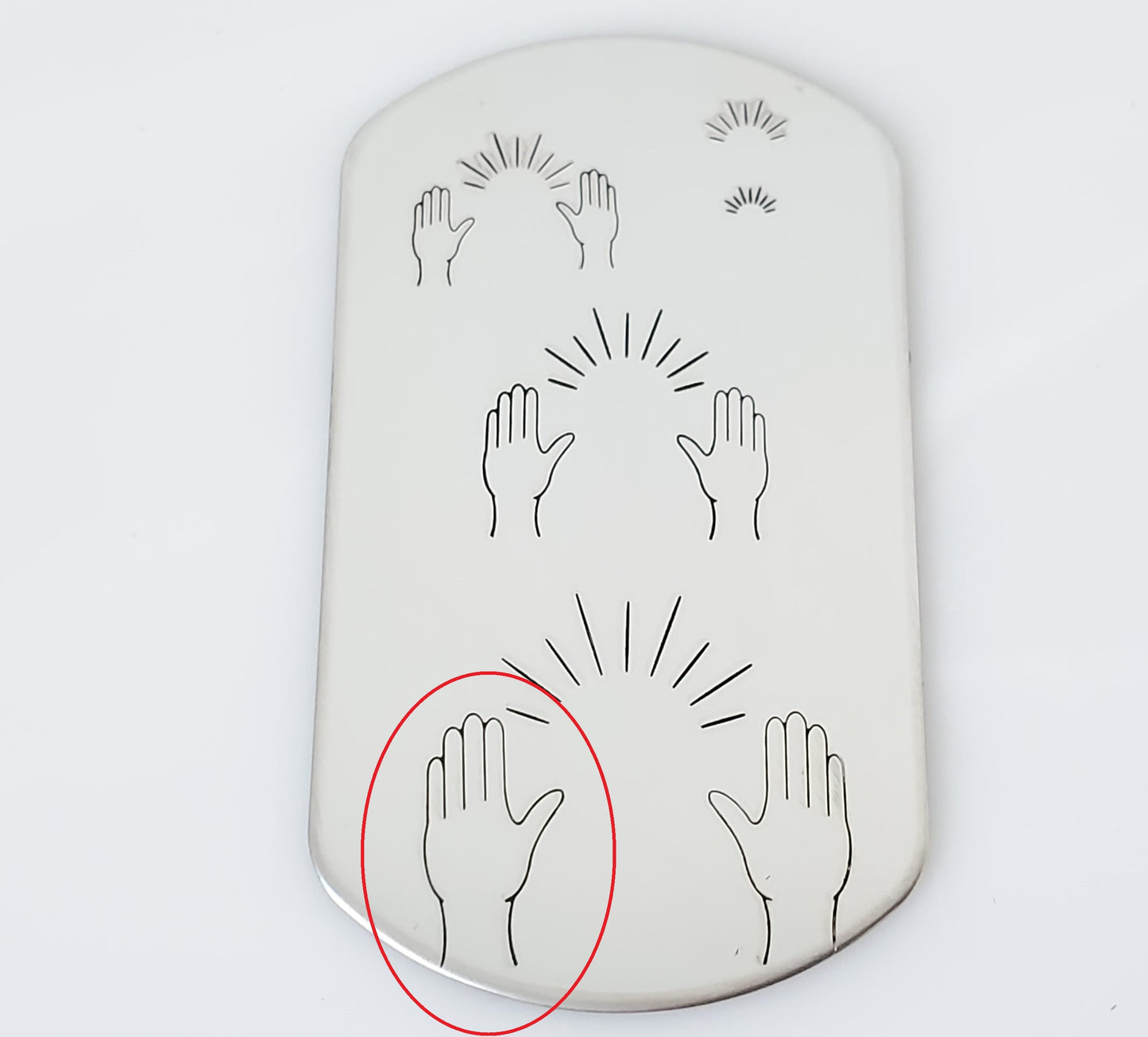 Worship Hands And Shine Lines - Overstock