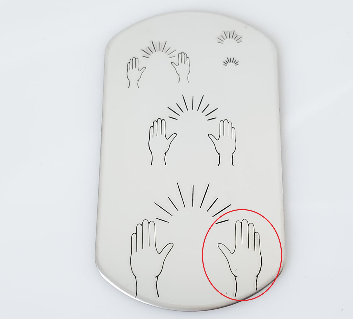 Worship Hands And Shine Lines - Overstock