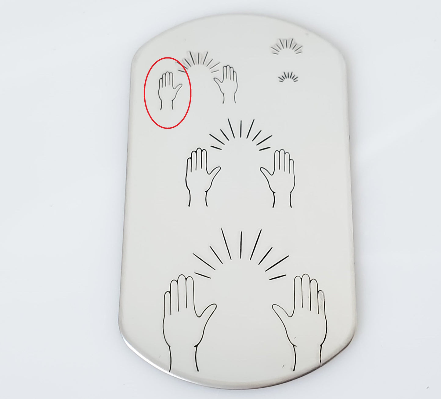 Worship Hands And Shine Lines - Overstock