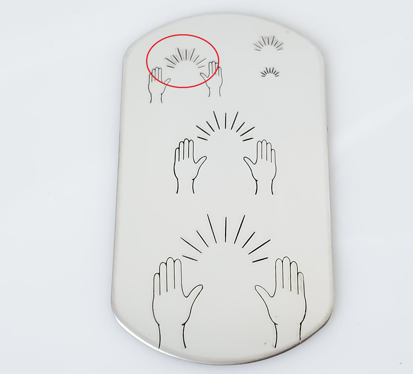 Worship Hands And Shine Lines - Overstock