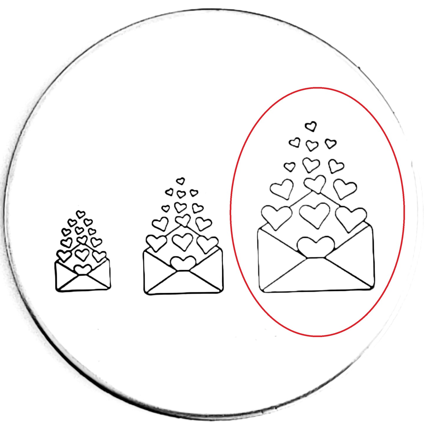 Envelope Hearts