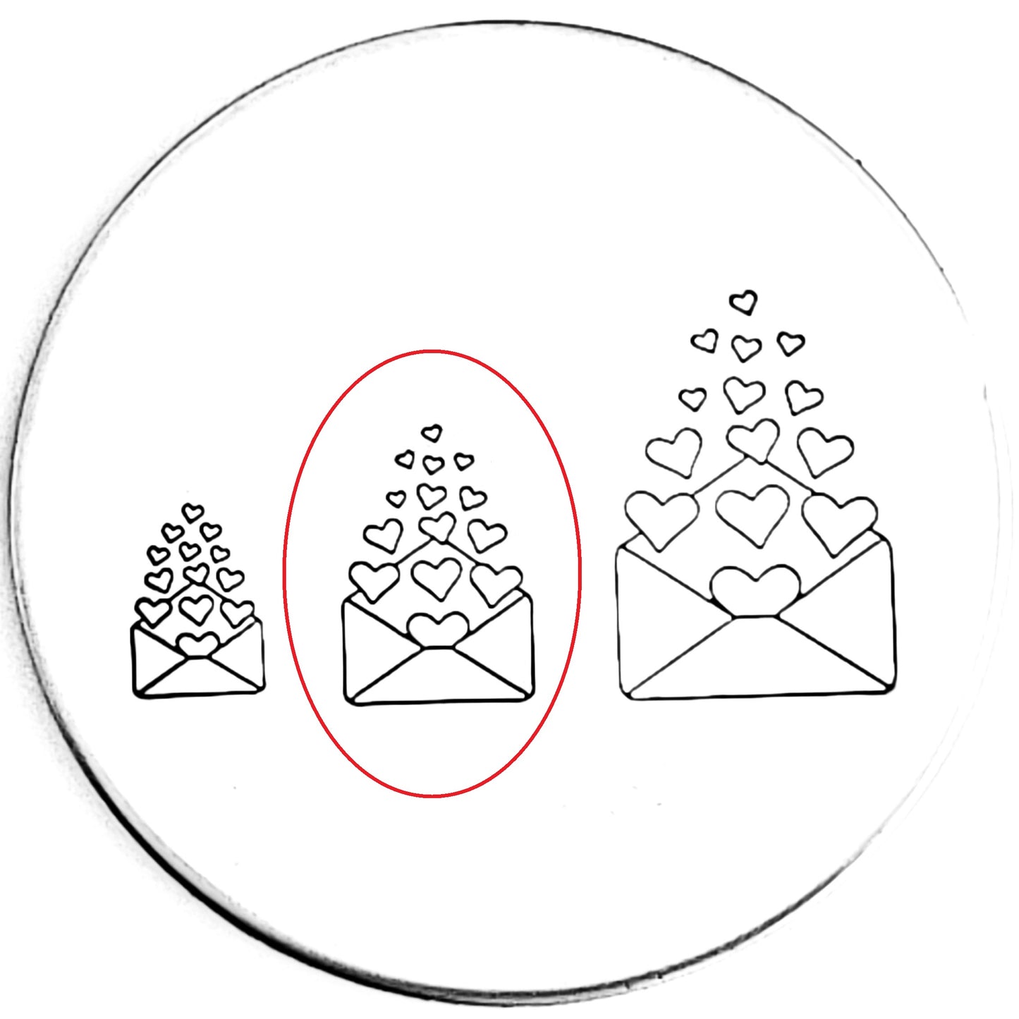 Envelope Hearts