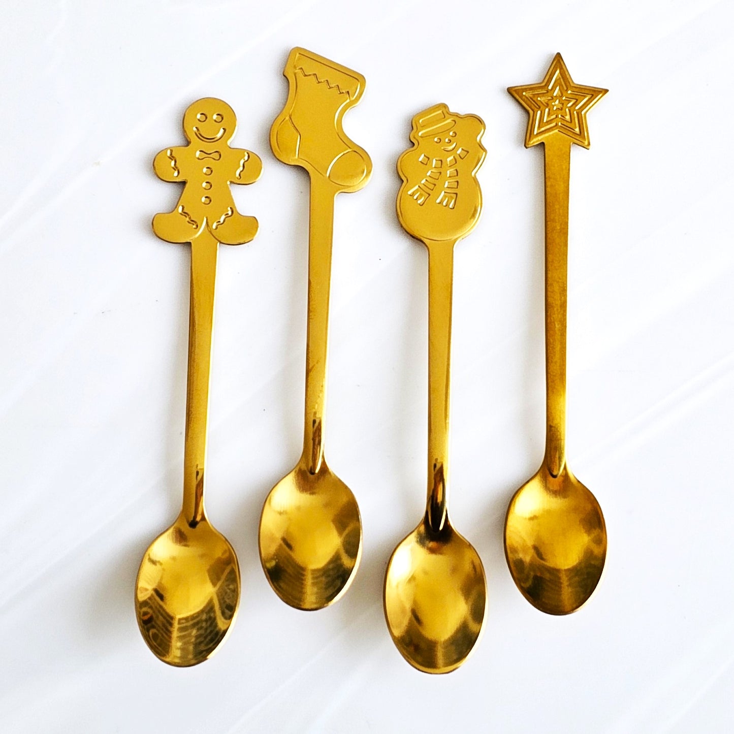 Holiday Spoons - Gold