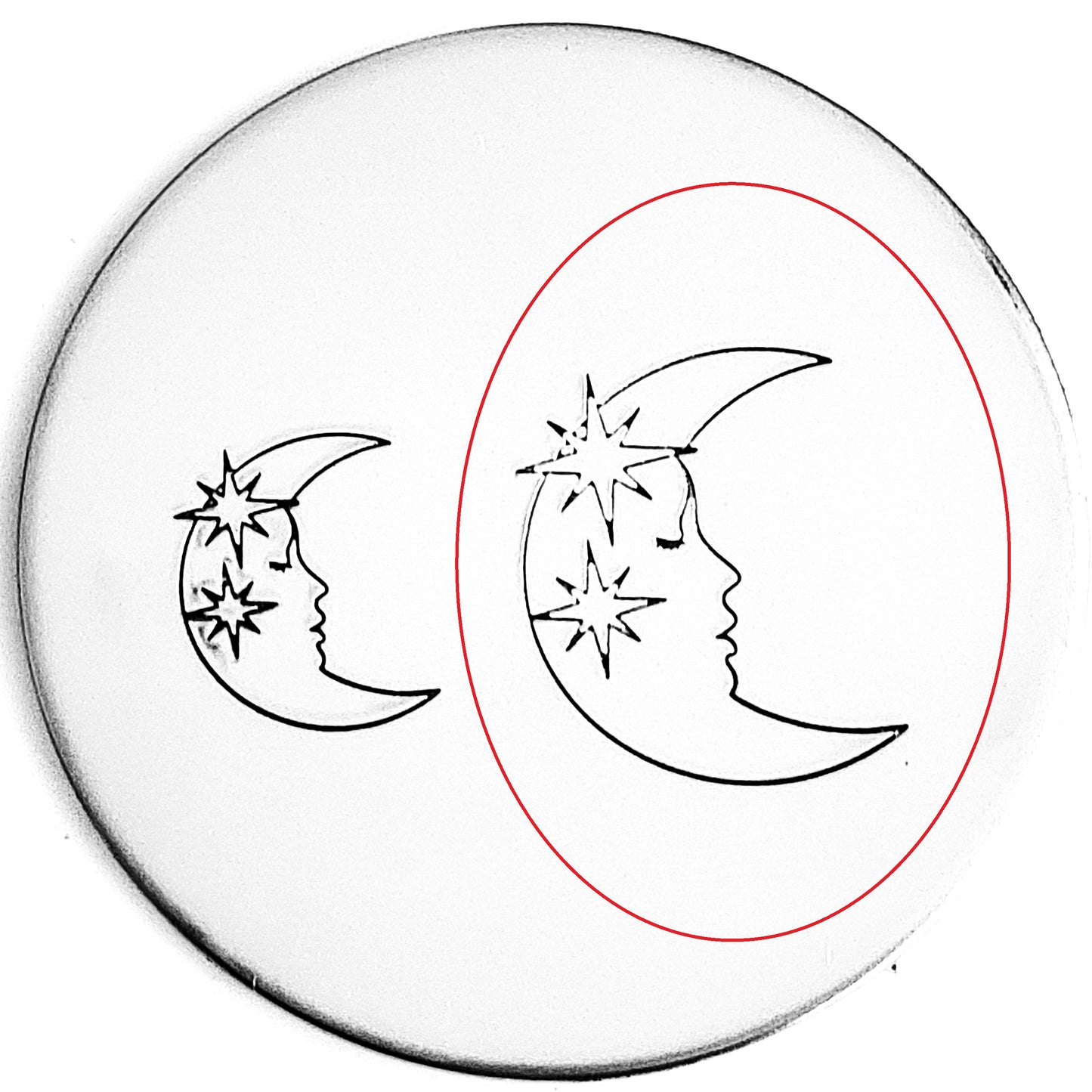 Moon with Stars
