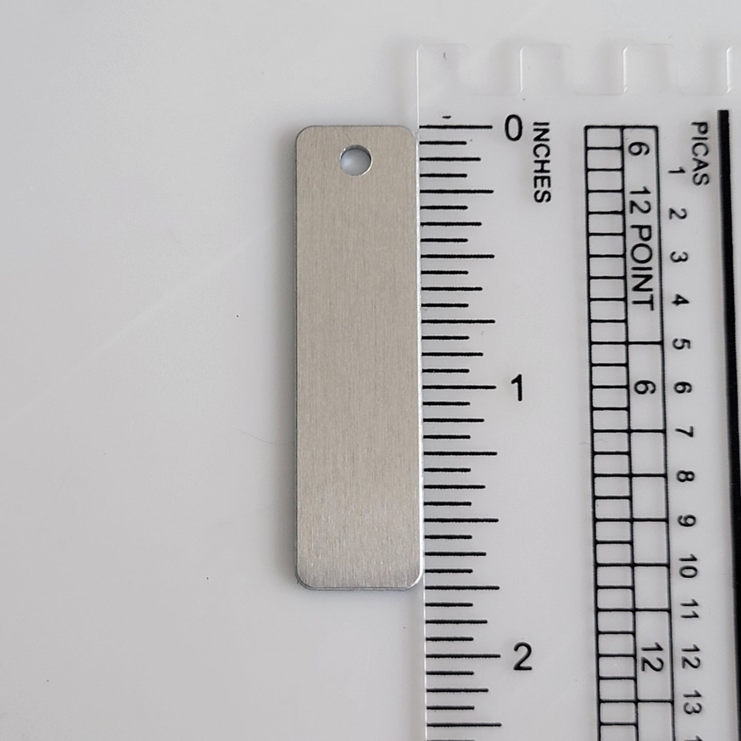 1/2" x 1.77" Aluminum Rectangle - 18g