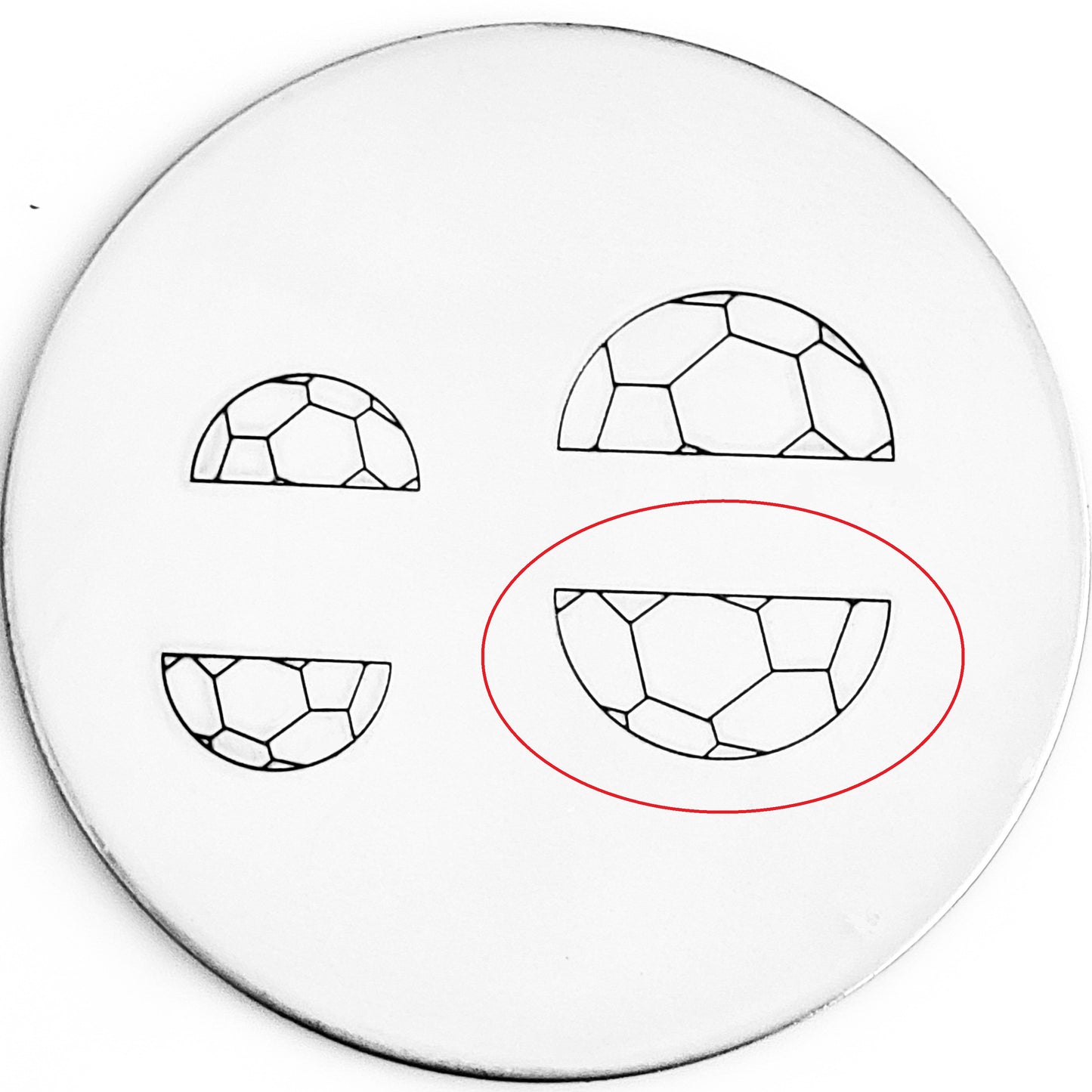 Soccer Ball Halves