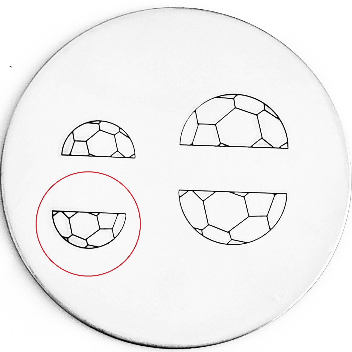 Soccer Ball Halves