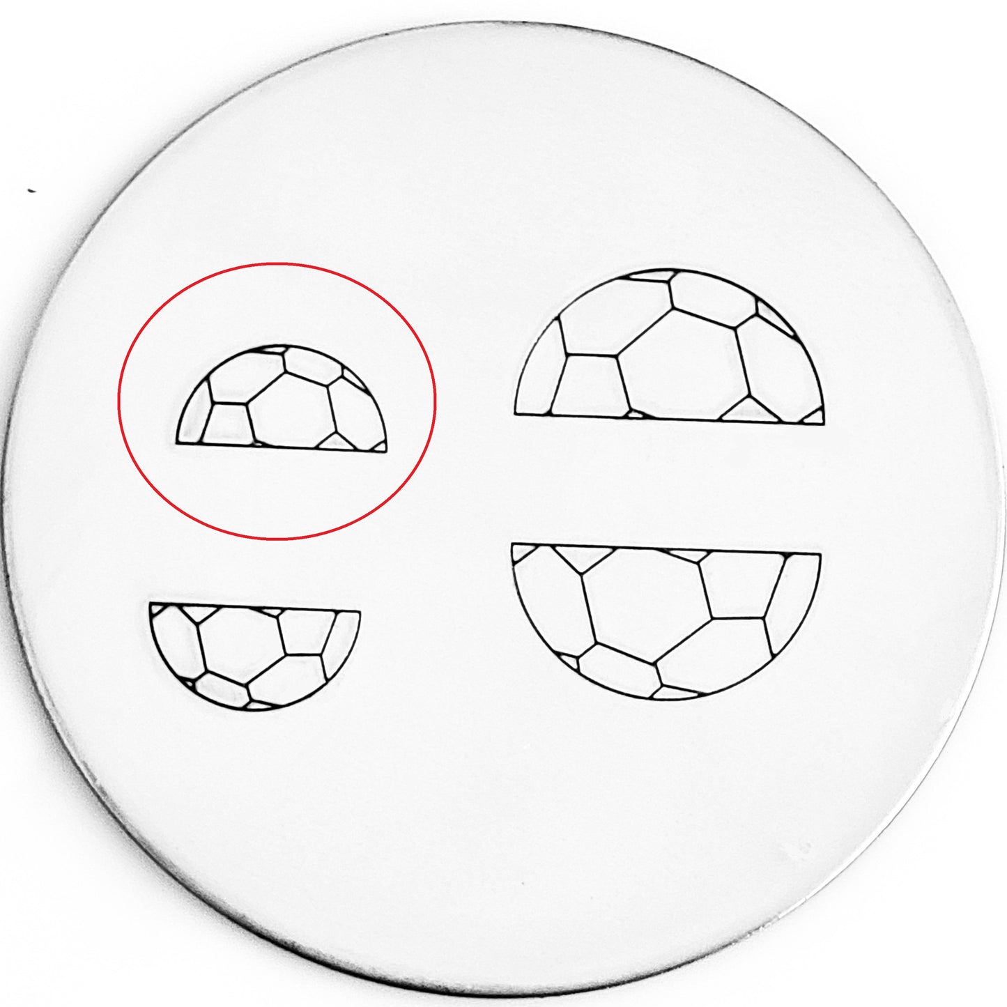 Soccer Ball Halves