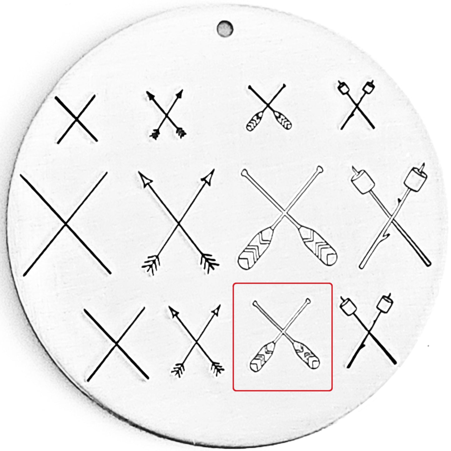 Crossed Oars