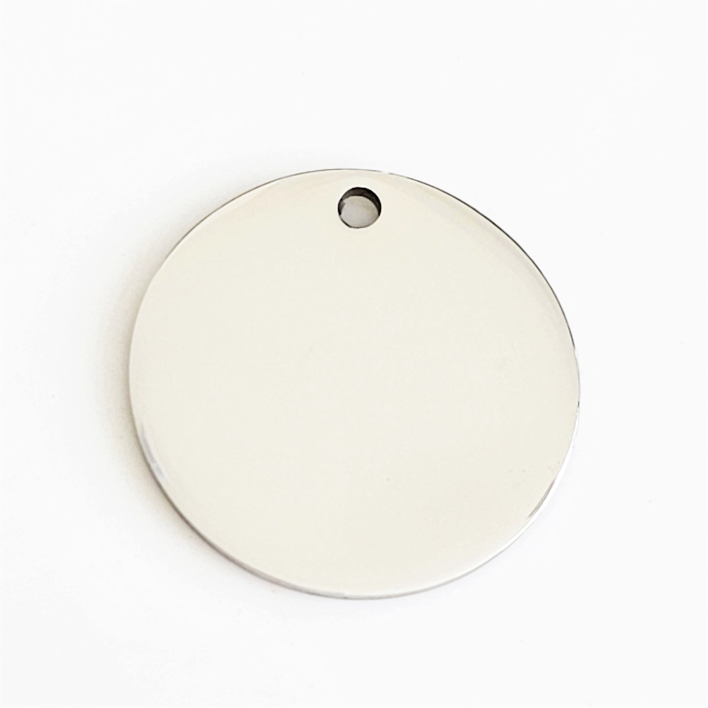 Stainless Steel - 1" Circle (with hole)