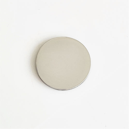 Stainless Steel - 5/8" Circle (no hole)