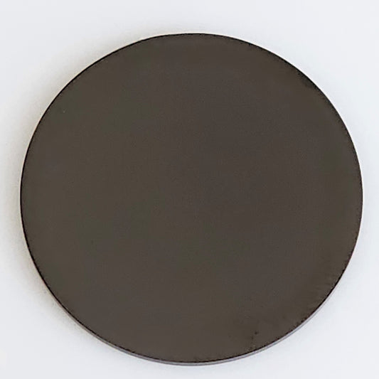 Black Plated Stainless Steel - 1 1/4" Circle (no hole)