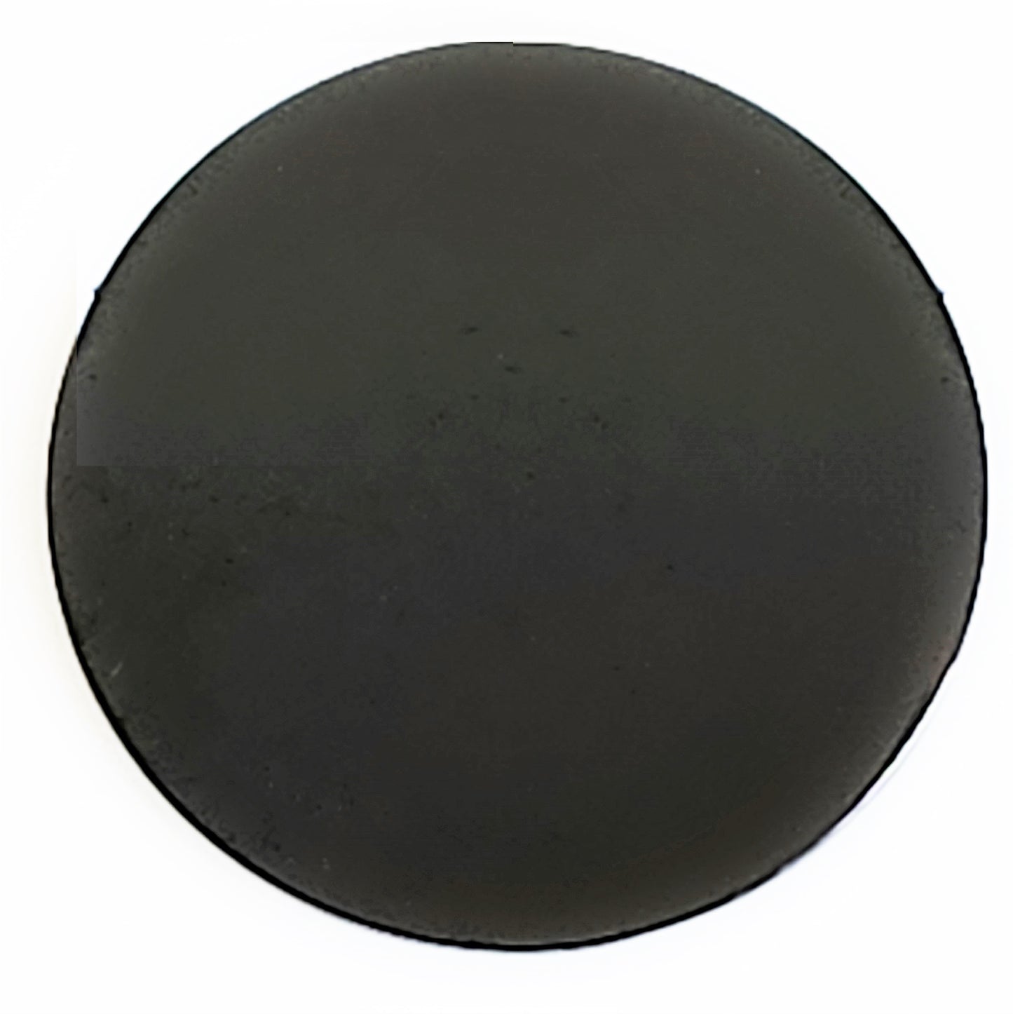 Black Plated Stainless Steel - 1 1/2" Circle (no hole)
