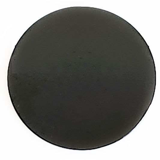 Black Plated Stainless Steel - 1 1/2" Circle (no hole)