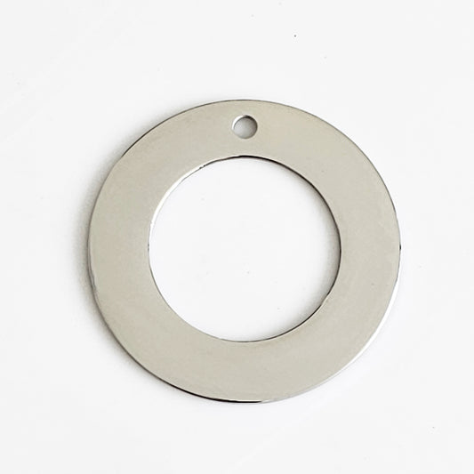 Stainless Steel - 1 1/2" Washer (with hole)