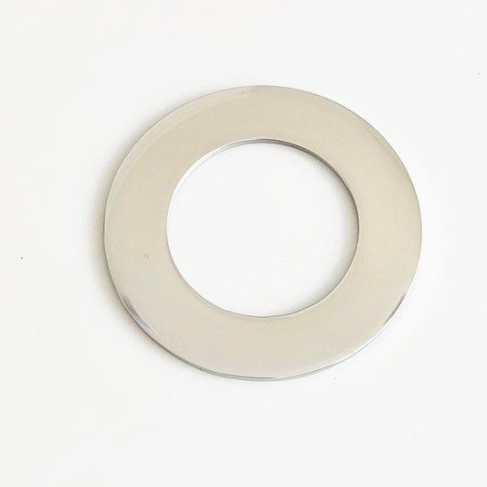 Stainless Steel - 1 1/2" Washer (no hole)