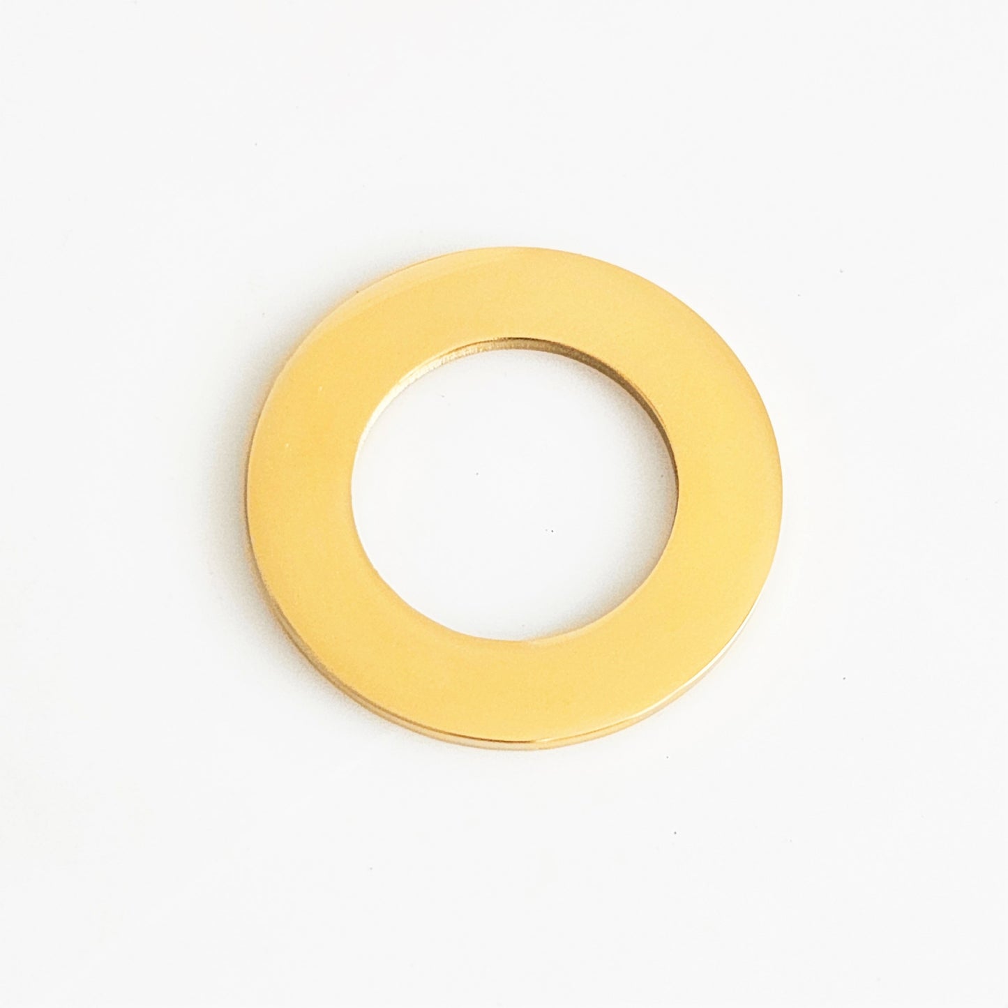 Gold Plated Stainless Steel - 1" Washer (no hole)