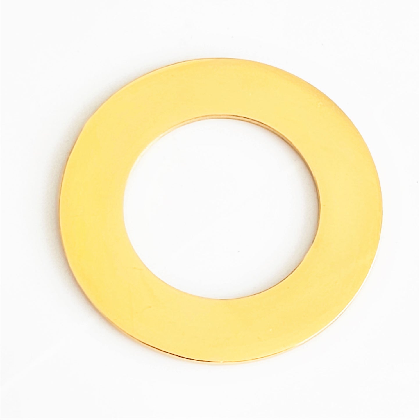 Gold Plated Stainless Steel - 1 1/2" Washer (no hole)