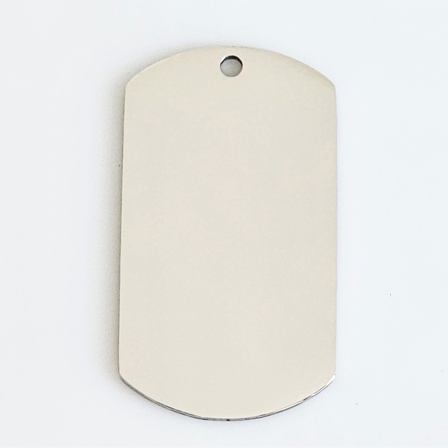 Stainless Steel - 1" x 1 3/4" Dog Tag