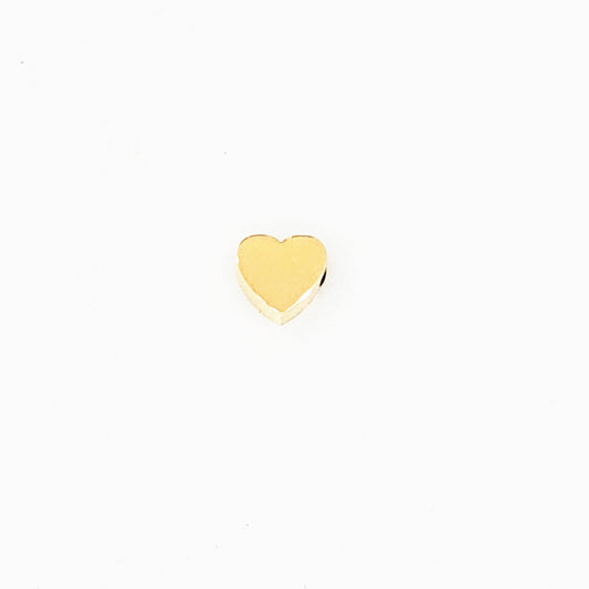Tiny Heart Charm - Gold Plated