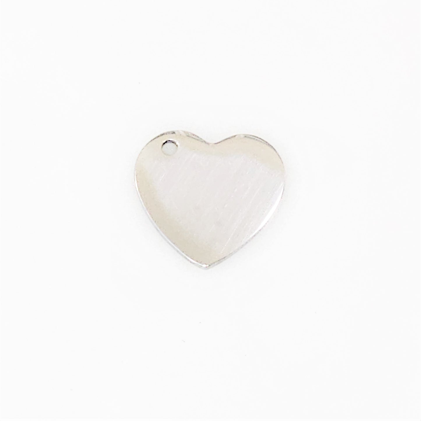Stainless Steel Heart Charm - 15mm