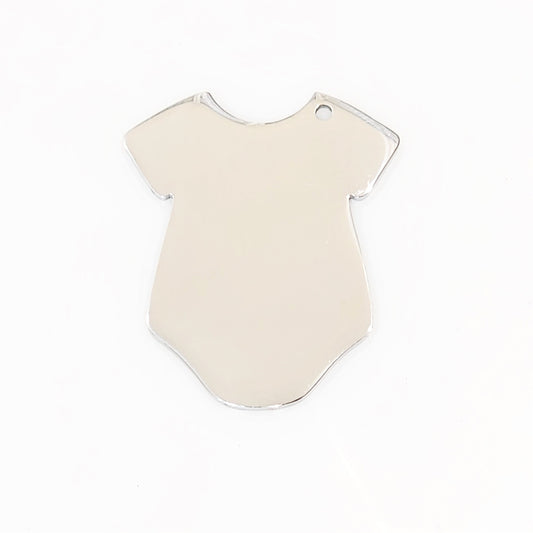 Stainless Steel Onesie Charm - 26mm x 30mm