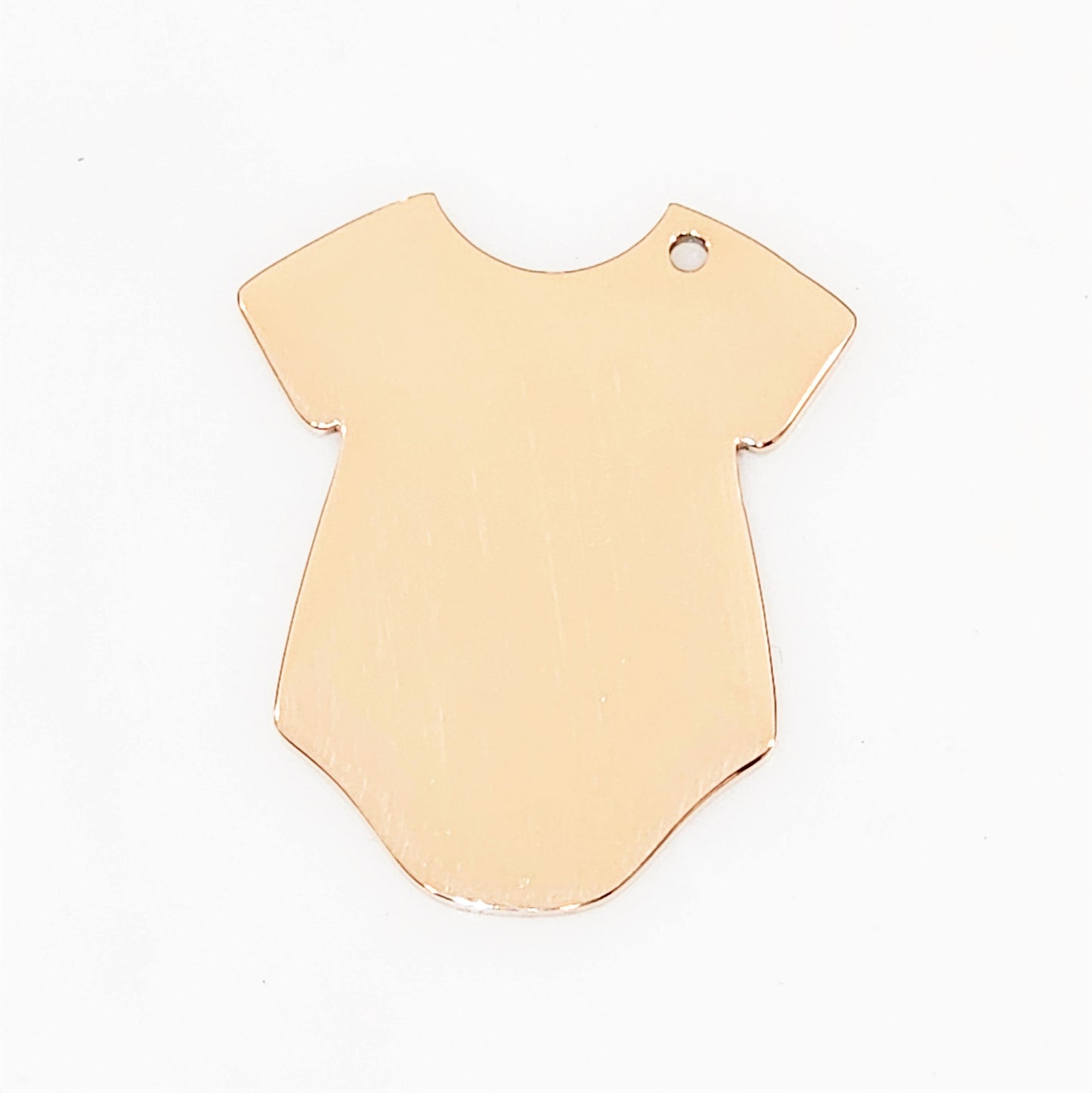 Rose Gold Plated Onesie Charm - 26mm x 30mm