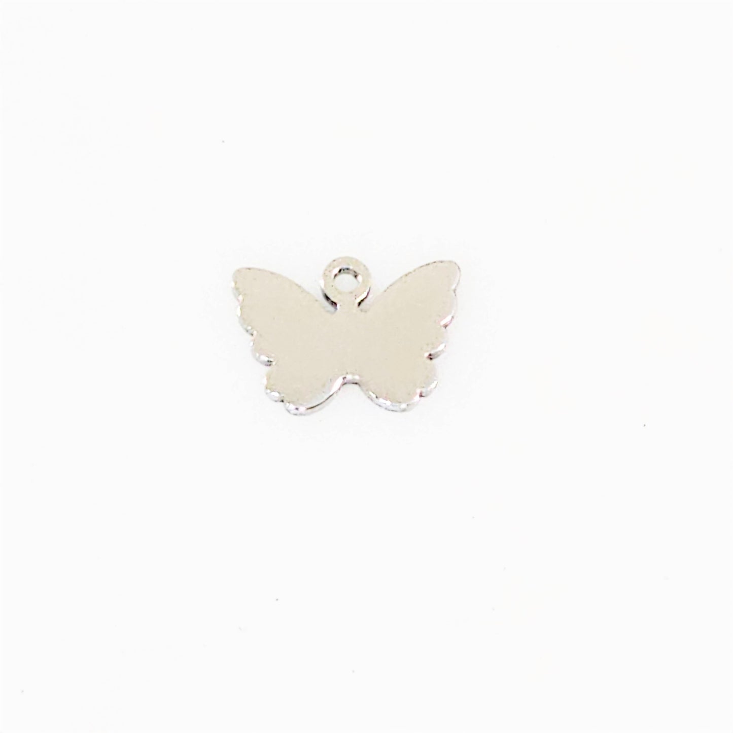 Tiny Butterfly Charm - Stainless Steel
