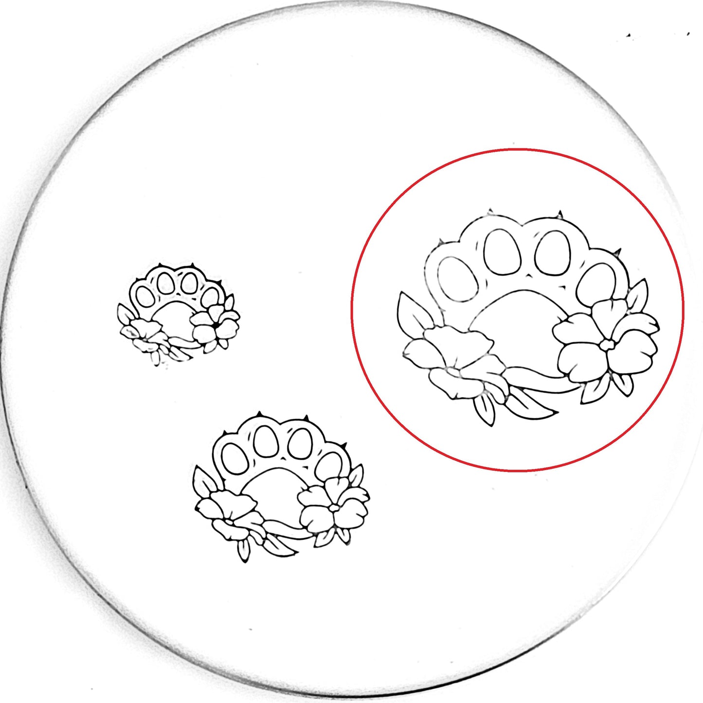 Cat Flower Paw