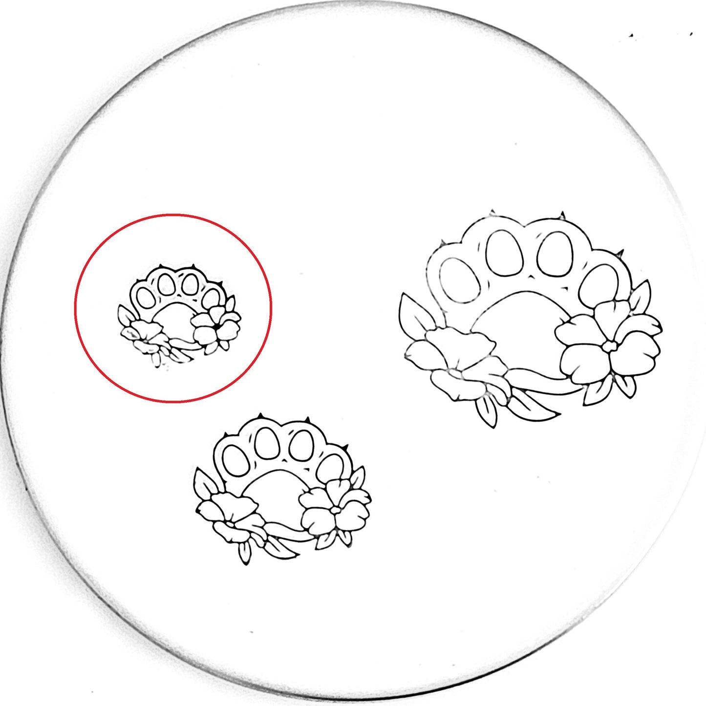 Cat Flower Paw