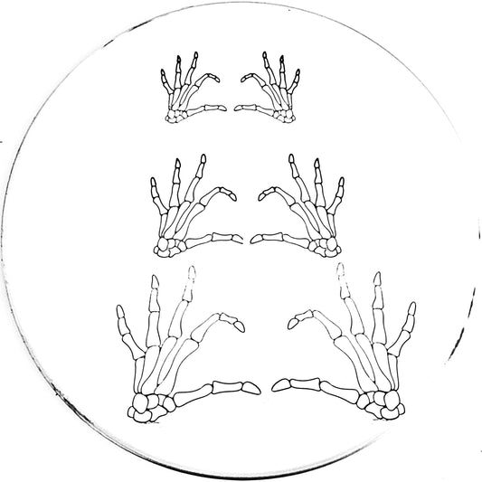 Skeleton Heart Hand