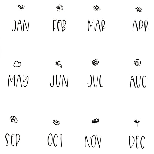 Tiny Birthflower SET