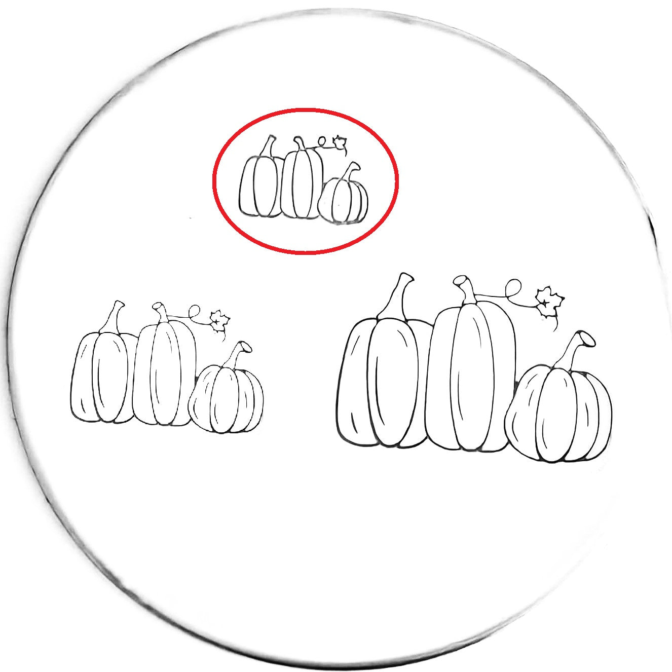 Three Pumpkins