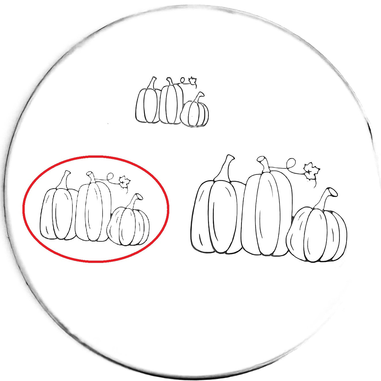 Three Pumpkins