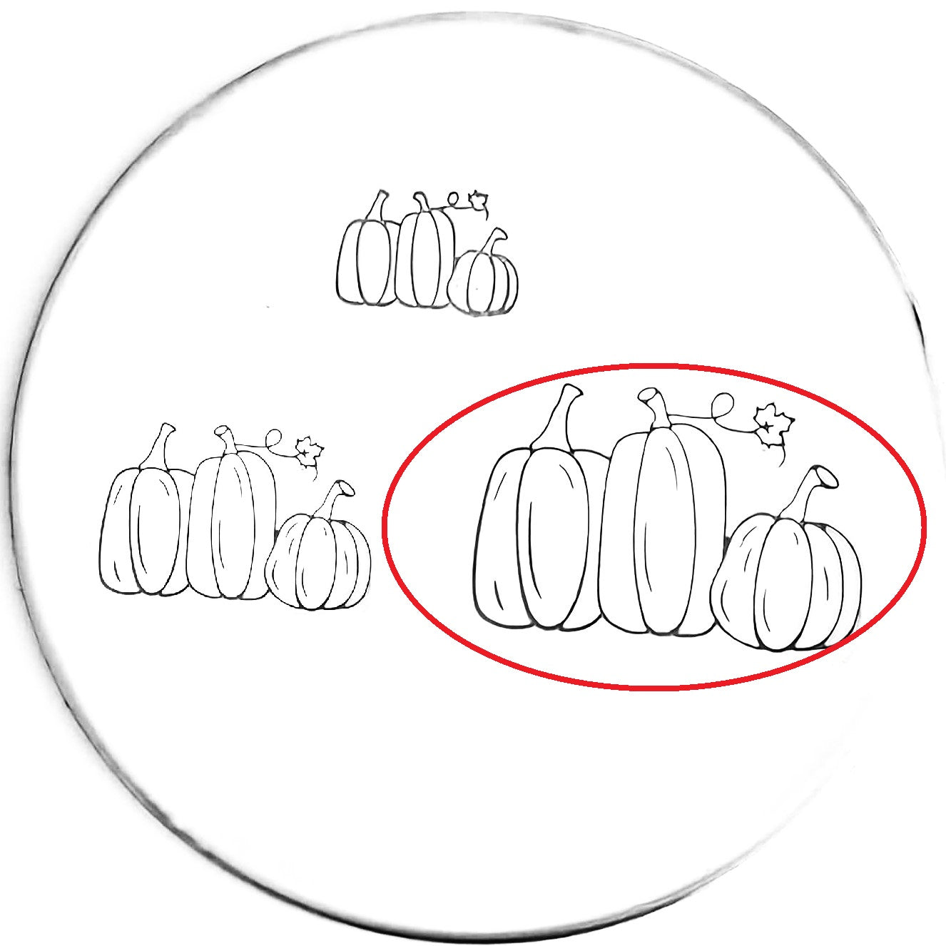 Three Pumpkins