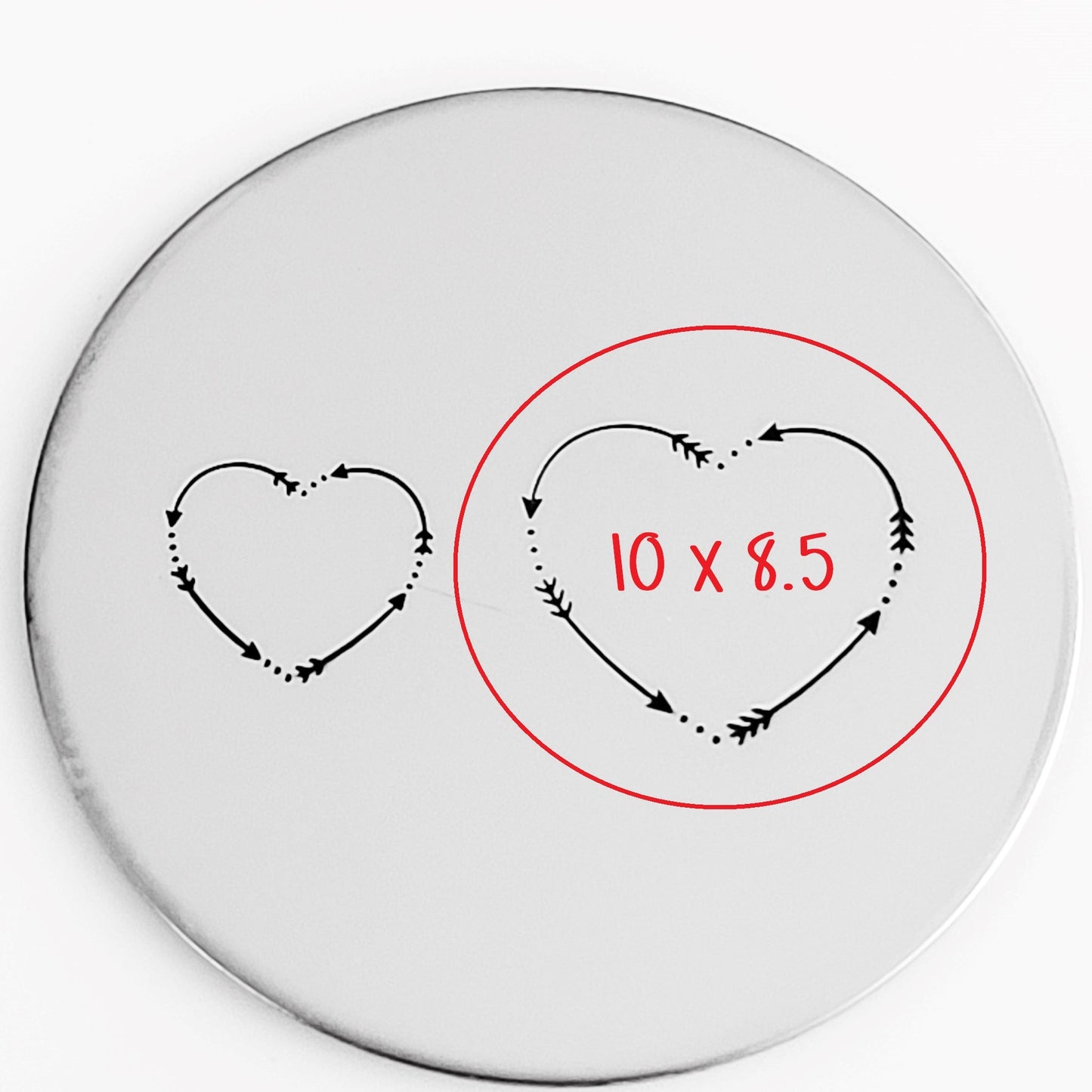 Heart Arrow Border