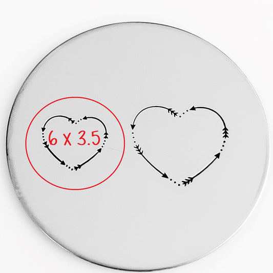 Heart Arrow Border